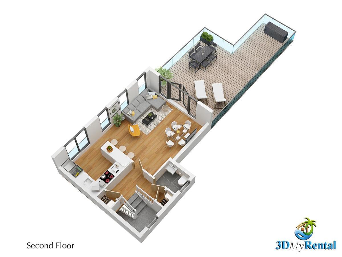 Modern Home For Small Groups By Stones Throw Apartments - Free Parking - Sea View Worthing Bagian luar foto
